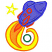 C1: Outline---White(Isacord 40 #1002)
C2: Tackdown---White(Isacord 40 #1002)
C3: Flames---Apricot(Isacord 40 #1238)
C4: Star---Citrus(Isacord 40 #1187)
C5: Outline---Tangerine(Isacord 40 #1078)
C6: Rocket---Pop