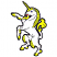 C1: Tongue---Wildfire(Isacord 40 #1147)
C2: Eye---Nordic Blue(Isacord 40 #1076)
C3: Mane, Tail & Hair---Citrus(Isacord 40 #1187)
C4: Body---White(Isacord 40 #1002)
C5: Highlight---Ice Cap(Isacord 40 #1074)
C6:
