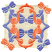 C1: Background---Vanilla(Isacord 40 #1022)
C2: Ribbons & Bows---Cadet Blue(Isacord 40 #1226)
C3: Ribbons & Bows---Salmon(Isacord 40 #1259)