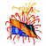 C1: Fireworks---Goldenrod(Isacord 40 #1137)
C2: Fireworks---Poppy(Isacord 40 #1037)
C3: Bottom Field---Cadet Blue(Isacord 40 #1226)
C4: Shading---Royal Blue(Isacord 40 #1535)
C5: Top Field---Green(Isacord 40 #1503)