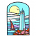 C1: Sky & Water---Turquoise(Isacord 40 #1095)&#13;&#10;C2: Sky & Water---Aqua(Isacord 40 #1204)&#13;&#10;C3: Sky & Water---Celestial(Isacord 40 #1028)&#13;&#10;C4: Sky & Boat---Cream(Isacord 40 #1071)&#13;&#10;C5: Sail---Poinsettia(Isacord 40 #1147)&#13;&