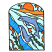 C1: Water---River Mist(Isacord 40 #1248)
C2: Waves---Tropical Blue(Isacord 40 #1534)
C3: Water---Spring Frost(Isacord 40 #1047)
C4: Sun---Clay(Isacord 40 #1021)
C5: Seaweed---Lime(Isacord 40 #1176)
C6: Backgrou