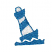 C1: Buoy---White(Isacord 40 #1002)
C2: Buoy & Outline---Tropical Blue(Isacord 40 #1534)