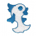 C1: Body---White(Isacord 40 #1002)
C2: Fins & Face---Tropical Blue(Isacord 40 #1534)