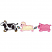 C1: Lt. Lt. Peach
C2: Lt. Lt. Yellow
C3: Pink2
C4: Dk. Yellow
C5: White
C6: Black
C7: Pink2
C8: Dk. Pink
C9: Black
C10: Dk. Dk. Lime
C11: Dk. Lavender
C12: