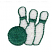 C1: Pins---White(Isacord 40 #1002)
C2: Outline---Swiss Ivy(Isacord 40 #1079)