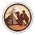 C1: Sky---Buttercup(Isacord 40 #1135)
C2: Cloud---White(Isacord 40 #1002)
C3: Cloud, Pyramids & Sand---Flax(Isacord 40 #1055)
C4: Sand---Candlelight(Isacord 40 #1137)
C5: Camel---Nutmeg(Isacord 40 #1056)
C6: Ou