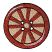C1: Center---Champagne(Isacord 40 #1070)
C2: Rim & Spokes---Date(Isacord 40 #1216)
C3: Shading---Rust(Isacord 40 #1058)
C4: Woodgrain---Pine Bark(Isacord 40 #1170)
C5: Highlights---Muslin(Isacord 40 #1082)
C6: