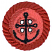 C1: Button---Melon(Isacord 40 #1259)&#13;&#10;C2: Rope & Shading---Spice(Isacord 40 #1181)&#13;&#10;C3: Anchor & Outlines---Black(Isacord 40 #1234)