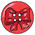 C1: Button---Spanish Tile(Isacord 40 #1020)&#13;&#10;C2: Bow---Wildfire(Isacord 40 #1147)&#13;&#10;C3: Highlights---White(Isacord 40 #1002)&#13;&#10;C4: Shading---Bordeaux(Isacord 40 #1035)&#13;&#10;C5: Outline---Black(Isacord 40 #1234)