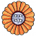 C1: Flower---Yellow Bird(Isacord 40 #1124)
C2: Shading---Pumpkin(Isacord 40 #1168)
C3: Middle of Flower---Bordeaux(Isacord 40 #1035)
C4: Center---Cream(Isacord 40 #1071)
C5: Shading---Steel(Isacord 40 #1166)
C6