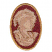 C1: Background---Red Metallic(Yenmet/ Isamet #7014)
C2: Border---Gold Metallic(Yenmet/ Isamet #7005)
C3: Cameo---Cornsilk(Isacord 40 #1055)
C4: Shade---Palomino(Isacord 40 #1070)