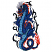 C1: Crest & Mouth---Red Pepper(Isacord 40 #1078)
C2: Shading---Lemon(Isacord 40 #1167)
C3: Dragon---Royal Blue(Isacord 40 #1535)
C4: Shading---Crystal Blue(Isacord 40 #1249)
C5: Dark Shading---Pansy(Isacord 40 #1255)