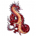 C1: Stomach---Daffodil(Isacord 40 #1135)
C2: Shade---Papaya(Isacord 40 #1024)
C3: Shade---Apricot(Isacord 40 #1238)
C4: Highlights---Fox Fire(Isacord 40 #1184)
C5: Body---Foliage Rose(Isacord 40 #1169)
C6: Spik