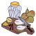 C1: Pears---Muslin(Isacord 40 #1082)&#13;&#10;C2: Pears Outline---Mahogany(Isacord 40 #1215)&#13;&#10;C3: Glass---Ice Cap(Isacord 40 #1074)&#13;&#10;C4: Cutting Board---Pecan(Isacord 40 #1128)&#13;&#10;C5: Pears---Muslin(Isacord 40 #1082)&#13;&#10;C6: Pea