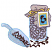C1: Scoop---Ice Cap(Isacord 40 #1074)
C2: Scoop Shading---Sterling(Isacord 40 #1011)
C3: Beans---Fox(Isacord 40 #1186)
C4: Jar---Ice Cap(Isacord 40 #1074)
C5: Jar & Scoop Outline---Crystal Blue(Isacord 40 #1249)