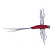 C1: Wings---Muslin(Isacord 40 #1082)
C2: Wings, Tail, & Head---Dolphin(Isacord 40 #1219)
C3: Body---Foliage Rose(Isacord 40 #1169)
C4: Outline---Black(Isacord 40 #1234)