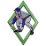 C1: Diamond---Bright Mint(Isacord 40 #1510)
C2: Socks, Gloves & Shirt---Muslin(Isacord 40 #1082)
C3: Flesh---Twine(Isacord 40 #1017)
C4: Helmet, Collar & Sleeves---Nordic Blue(Isacord 40 #1076)
C5: Visor & Sleeve Bands-