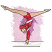 C1: Background---Cachet(Isacord 40 #1080)&#13;&#10;C2: Center Background---Orchid(Isacord 40 #1255)&#13;&#10;C3: Skin---Twine(Isacord 40 #1017)&#13;&#10;C4: Leotard---Poinsettia(Isacord 40 #1147)&#13;&#10;C5: Stripes---White(Isacord 40 #1002)&#13;&#10;C6: