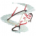 C1: Body  & Sail---Poinsettia(Isacord 40 #1147)
C2: Board  Sail & Hair---Black(Isacord 40 #1234)
C3: Suit  & Sail---Silver Metallic(Yenmet/ Isamet #7009)
C4: Background---Blue Metallic(Yenmet/ Isamet #7016)