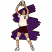 C1: Background---Venetian Blue(Isacord 40 #1112)&#13;&#10;C2: Shirt & Volleyball---White(Isacord 40 #1002)&#13;&#10;C3: Shirt Shadow---Sterling(Isacord 40 #1011)&#13;&#10;C4: Skin---Twine(Isacord 40 #1017)&#13;&#10;C5: Outline---Black(Isacord 40 #1234)