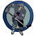 C1: Background---Sterling(Isacord 40 #1011)
C2: Outside Ring---Blue Ribbon(Isacord 40 #1535)
C3: Flesh---Twine(Isacord 40 #1017)
C4: Uniform---Leadville(Isacord 40 #1220)
C5: Mascot---Rust(Isacord 40 #1058)
C6: