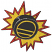 C1: Inside POW---Citrus(Isacord 40 #1187)
C2: Outside POW---Wildfire(Isacord 40 #1147)
C3: Outline & Puck---Black(Isacord 40 #1234)
C4: Highlight Rim---Cobblestone(Isacord 40 #1219)
C5: Highlight Edge---White(Isacord 40