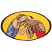 C1: Background---Yellow Bird(Isacord 40 #1124)
C2: Right Man---Twine(Isacord 40 #1017)
C3: Right Man Shade---Pecan(Isacord 40 #1128)
C4: Left Man---Gravel(Isacord 40 #1179)
C5: Left Man Shade---Sage(Isacord 40 #1180)