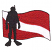 C1: Flag---White(Isacord 40 #1002)
C2: Flag---Winterberry(Isacord 40 #1035)
C3: Outline---Black(Isacord 40 #1234)