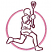 C1: Figure---Burgundy(Isacord 40 #1169)
C2: Circle---Heather Pink(Isacord 40 #1117)