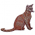 C1: Face---Ivory(Isacord 40 #1149)
C2: Fill---Khaki(Isacord 40 #1179)
C3: Fill---Taupe(Isacord 40 #1179)
C4: Outline & Whiskers---Cinnamon(Isacord 40 #1247)