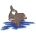 C1: Water---Nordic Blue(Isacord 40 #1076)
C2: Water Edge---Ice Cap(Isacord 40 #1074)
C3: Dolphin---Fieldstone(Isacord 40 #1236)
C4: Details & Outlines---Black(Isacord 40 #1234)