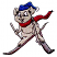 C1: Mouth---Blush(Isacord 40 #1113)
C2: Eyes & Hat Pom Pom---White(Isacord 40 #1002)
C3: Skis---Sterling(Isacord 40 #1011)
C4: Mouse---Fieldstone(Isacord 40 #1236)
C5: Hat---Nordic Blue(Isacord 40 #1076)
C6: Sc