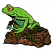 C1: Rock---Fawn(Isacord 40 #1128)
C2: Rock---Olive(Isacord 40 #1210)
C3: Leaves---Moss Green(Isacord 40 #1176)
C4: Belly---Bright Mint(Isacord 40 #1510)
C5: Frog---Trellis Green(Isacord 40 #1503)
C6: Eyes---Cit