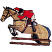 C1: Horse---Old Gold(Isacord 40 #1055)
C2: Shade---Pecan(Isacord 40 #1128)
C3: Saddle---White(Isacord 40 #1002)
C4: Harness---Cinnamon(Isacord 40 #1247)
C5: Flesh---Twine(Isacord 40 #1017)
C6: Jacket---Poinsett