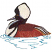C1: Wing---Rust(Isacord 40 #1058)
C2: Back---Cinnamon(Isacord 40 #1247)
C3: Tail Feathers---Golden Grain(Isacord 40 #1126)
C4: Face & Breast---Black(Isacord 40 #1234)
C5: Breast & Head---Ocean Blue(Isacord 40 #1172)