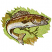 C1: Water---Kiwi(Isacord 40 #1104)
C2: Plants---Moss Green(Isacord 40 #1176)
C3: Fins---Muslin(Isacord 40 #1082)
C4: Fish Top---Tarnished Gold(Isacord 40 #1227)
C5: Shading---Golden Brown(Isacord 40 #1173)
C6: