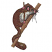 C1: Branch---Pecan(Isacord 40 #1128)&#13;&#10;C2: Chest---Muslin(Isacord 40 #1082)&#13;&#10;C3: Mouse & Branch Shade---Pine Bark(Isacord 40 #1170)&#13;&#10;C4: Ears & Nose---Corsage(Isacord 40 #1016)&#13;&#10;C5: Shade---Dolphin(Isacord 40 #1219)&#13;&#10