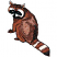 C1: Raccoon---Rust(Isacord 40 #1058)
C2: Banding---Muslin(Isacord 40 #1082)
C3: Mask---White(Isacord 40 #1002)
C4: Shading---Cinnamon(Isacord 40 #1247)
C5: Outline---Black(Isacord 40 #1234)