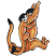 C1: Fur---Fawn(Isacord 40 #1128)&#13;&#10;C2: Shading---Nutmeg(Isacord 40 #1056)&#13;&#10;C3: Highlight---Muslin(Isacord 40 #1082)&#13;&#10;C4: Shading---Old Gold(Isacord 40 #1055)&#13;&#10;C5: Faces---White(Isacord 40 #1002)&#13;&#10;C6: Tails & Head---C