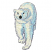 C1: Bear---Cream(Isacord 40 #1071)
C2: Shade---River Mist(Isacord 40 #1248)
C3: Shade---Silver(Isacord 40 #1236)
C4: Shade---Azure Blue(Isacord 40 #1203)
C5: Shade---Steel(Isacord 40 #1166)
C6: Nose---Black(Isa