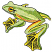 C1: Frog---Jalapeno(Isacord 40 #1104)&#13;&#10;C2: Shading---Lima Bean(Isacord 40 #1177)&#13;&#10;C3: Coloration---Yellow Bird(Isacord 40 #1124)&#13;&#10;C4: Coloration---Pumpkin(Isacord 40 #1168)&#13;&#10;C5: Outline---Black(Isacord 40 #1234)&#13;&#10;C6