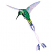 C1: Tail---Pearl / Iridescent(Yenmet/ Isamet #7021)
C2: Body Shading---Daffodil(Isacord 40 #1135)
C3: Under Belly---White(Isacord 40 #1002)
C4: Body---Trellis Green(Isacord 40 #1503)
C5: Shading---Green Metallic(Yenmet/