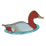 C1: Water---Aqua(Isacord 40 #1204)&#13;&#10;C2: Head & Tail---Spice(Isacord 40 #1181)&#13;&#10;C3: Shade---Rust(Isacord 40 #1058)&#13;&#10;C4: Back---Glacier Green(Isacord 40 #1223)&#13;&#10;C5: Shade---Baguette(Isacord 40 #1229)&#13;&#10;C6: Shade---Ston