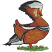 C1: Grass---Grasshopper(Isacord 40 #1176)
C2: Bill & Foot---Red Pepper(Isacord 40 #1078)
C3: Markings---White(Isacord 40 #1002)
C4: Shade---Fieldstone(Isacord 40 #1236)
C5: Body---Nutmeg(Isacord 40 #1056)
C6: S