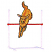 C1: Uprights---Glacier Green(Isacord 40 #1223)
C2: Bar---Foliage Rose(Isacord 40 #1169)
C3: Ears---Pink Tulip(Isacord 40 #1115)
C4: Dog---Toffee(Isacord 40 #1126)
C5: Shade---Nutmeg(Isacord 40 #1056)
C6: Outlin