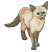C1: Back Legs, Ears & Tail---Stone(Isacord 40 #1180)&#13;&#10;C2: Body---Muslin(Isacord 40 #1082)&#13;&#10;C3: Body Shading---Meringue(Isacord 40 #1017)&#13;&#10;C4: Body Shading---Toffee(Isacord 40 #1126)&#13;&#10;C5: Body Shading & Outlines---Sage(Isaco