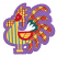 C1: Background---Citrus(Isacord 40 #1187)
C2: Stripes---Wildfire(Isacord 40 #1147)
C3: Wing---White(Isacord 40 #1002)
C4: Wing & Stripes---Swiss Ivy(Isacord 40 #1079)
C5: Stripes---Caribbean Blue(Isacord 40 #1094)&