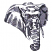C1: Elephant---Whale(Isacord 40 #1041)