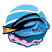 C1: Background---Island Waters(Isacord 40 #1045)&#13;&#10;C2: Background---Island Green(Isacord 40 #1095)&#13;&#10;C3: Background---Caribbean(Isacord 40 #1090)&#13;&#10;C4: Coral---Orchid(Isacord 40 #1255)&#13;&#10;C5: Coral---Iced Pink(Isacord 40 #1064)&